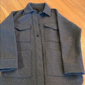 Banana Republic Dark Gray Shirt Jacket